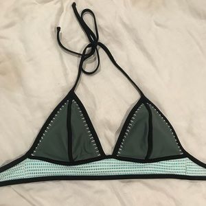 Green Bathing Suit Top